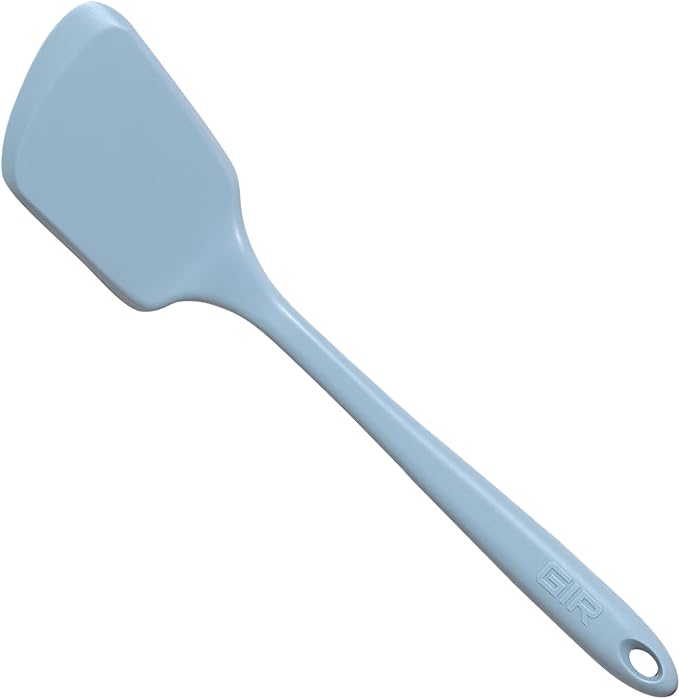 GIR: Get It Right Kitchen Silicone Spatula Turner - Non-Toxic Cooking Utensils for Nonstick Cookware, Cooking and Baking, Mini Flip- 11IN - Slate