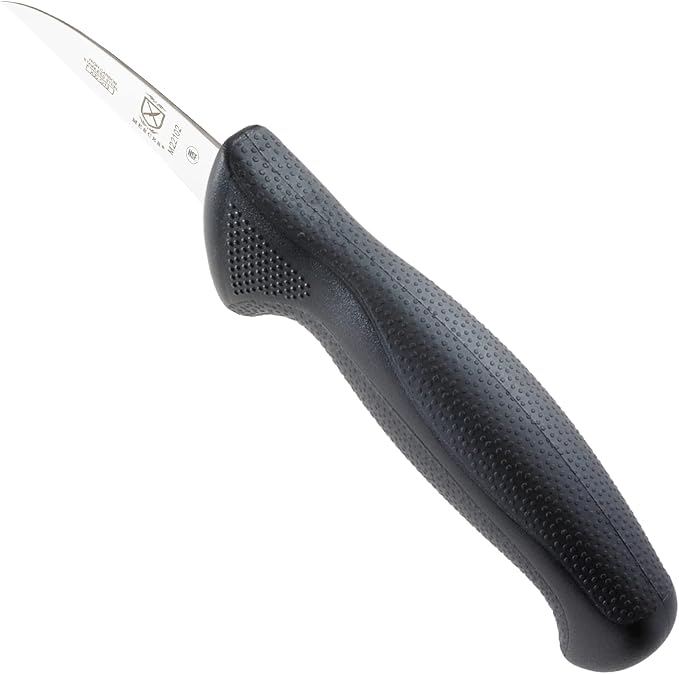 Mercer Culinary M22102 Millennia Black Handle, 2.5-Inch, Peeling/Tourne Knife (Pack of 2)