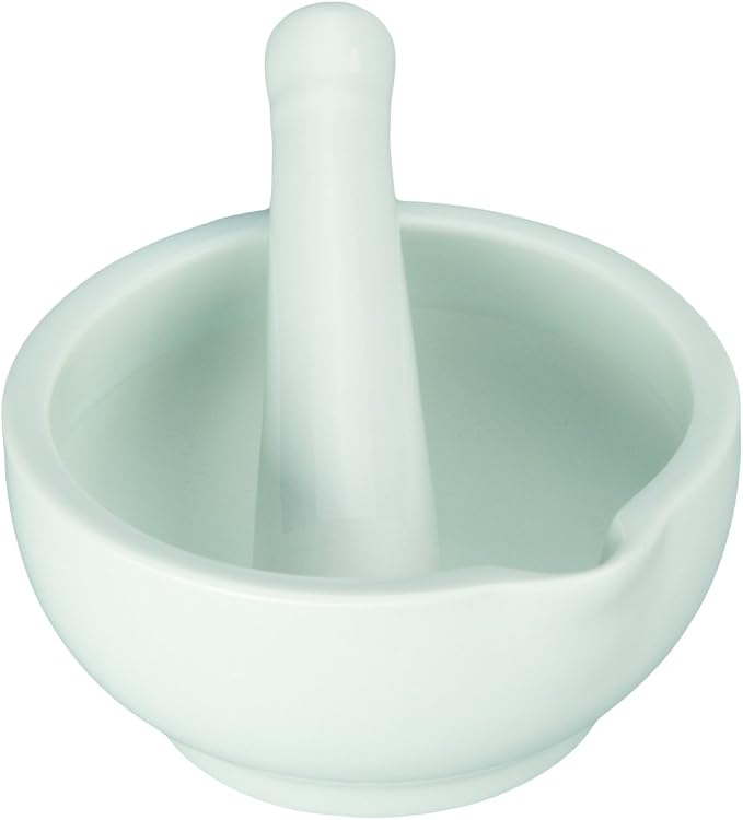 BIA Cordon Bleu 8-Ounce Mortar and Pestle Set, White (904031S1SIOC)
