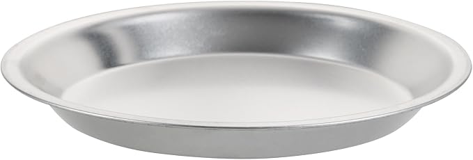 Restaurantware Aluminum Pie Pan 72 Count 11 Inch Round 1.25 Inch Deep Oven-Friendly Pie Tin, Lightweight Baking Pan, Silver Plate for Quiche, Fruit Pies, Home And Commercial Kitchens