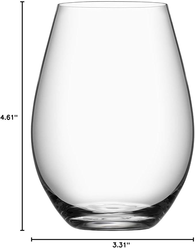 Orrefors 13 oz. Stemless Wine, Set of 2, (6310110)
