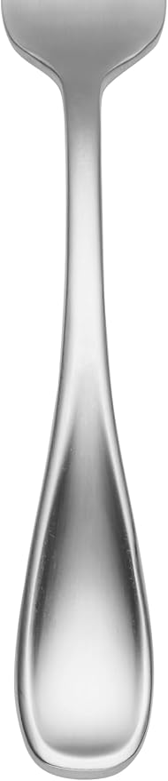 Oneida Brushed Satin Voss 45-Piece Silverware Set for 8, Flatware | silver, dishwasher safe | includes serving spoons and utensil set | cutlery set for kitchen and dining
