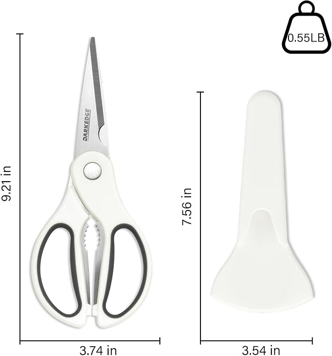 Kitchen Scissors Sheath, Magnetic Holder, Magnet Protector for Fridge | Kitchen Scissors Magnet Sheath Set, Magnetic Holder, Magnet Protector, Strong Magnetic Protective Cover for Kitchen Shears