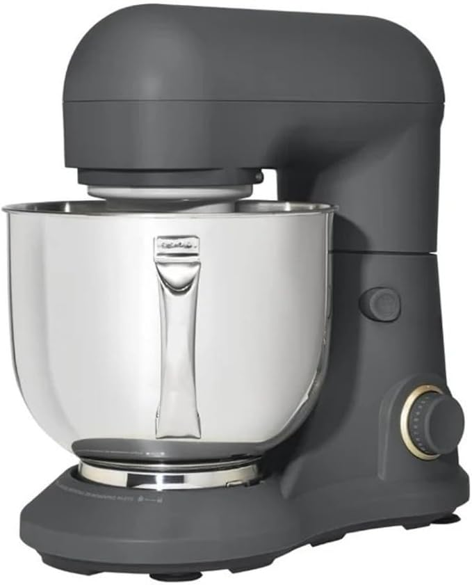 Wonderful Kitchen Stand Mixer 5.3 Qt Bowl, 12 Speeds Tilt-Head, Dough Hook Flat Beater Whisk for Baking Tasks Metal Build for Baking (Oyster Grey)