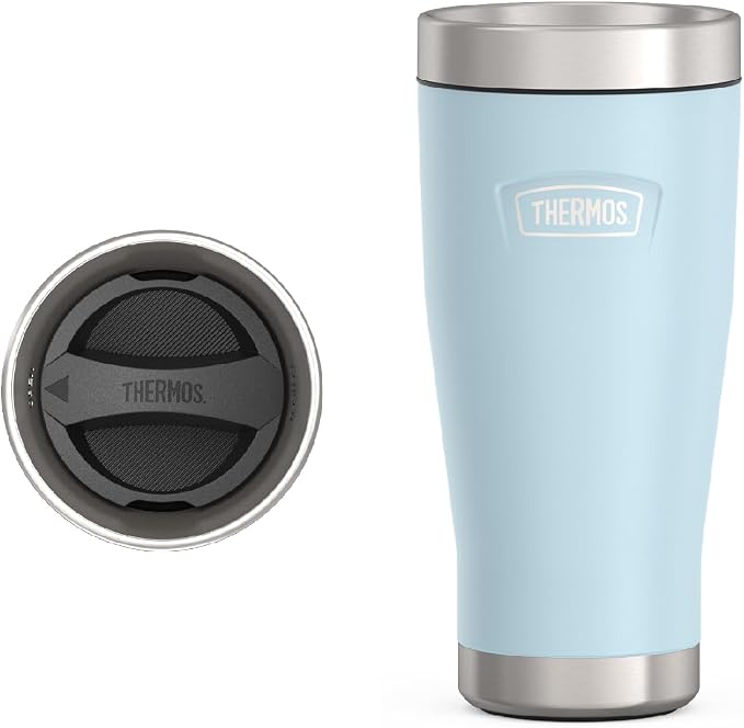 THERMOS ICON SERIES, Stainless Steel Tumbler, Glacier, 16 oz | BPA Free Material