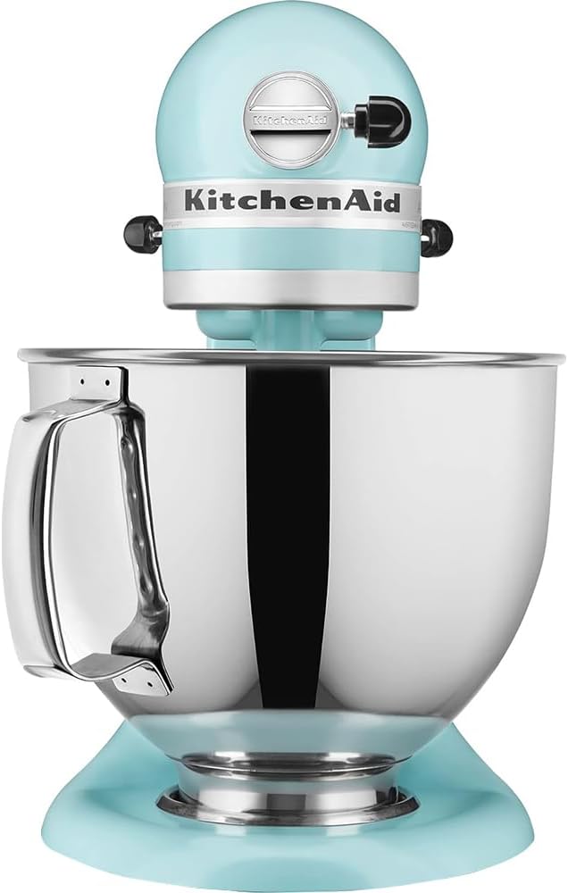 KitchenAid Artisan Series 5 Quart Tilt Head Stand Mixer with Pouring Shield KSM150PS, Mineral Water Bundle with Deco Essentials Exclusive CPS 1 Year Extended Protection Pack
