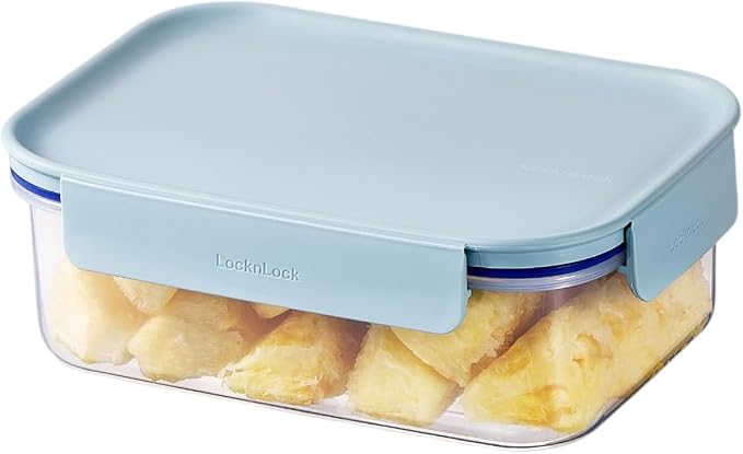 LocknLock Classic-Plus Plastic Food Storage Container | Airtight Plastic Food Storage Containers with Lids | BPA Free Stackable Food Storage for Meal Prep, Leakproof, Freezer & Dishwasher Safe, 420ml
