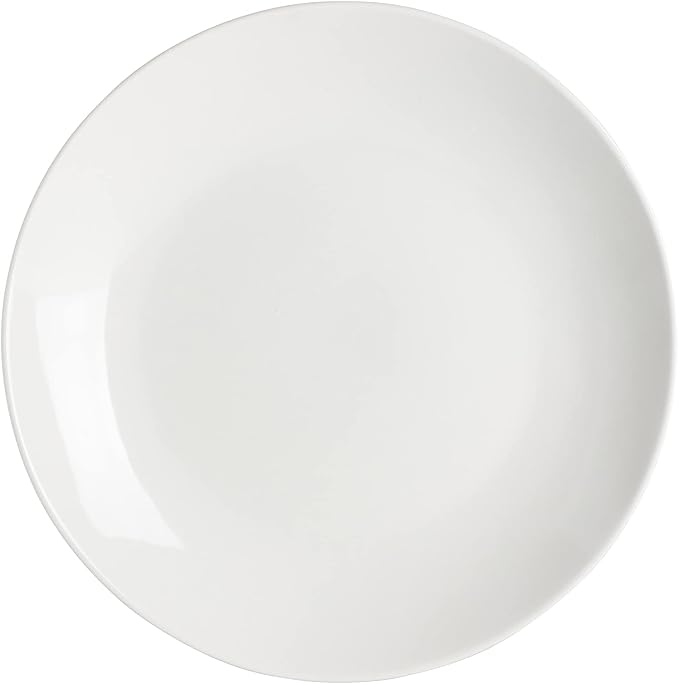 10 Strawberry Street Simply Coupe 16 Piece Dinnerware Set, White - SM-1600-CP-SW