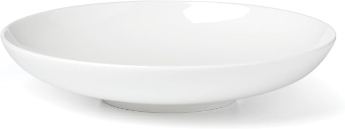 Lenox Studio 1414 Coupe Bone China Pasta Bowl Set for 4 | dishwasher safe, microwave safe | elegant coupe design | 1.8 inch, kitchen and dining essential, gift for women