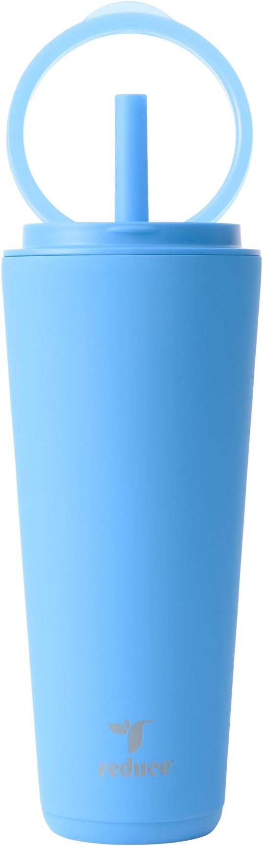 REDUCE Halo 32 oz Stainless Steel Vacuum Insulated Tumbler - Spill Proof Travel Mug with Flip Handle Lid - Keeps Drinks Cold for 32 Hrs - Dishwasher Safe - Cupholder Friendly - Oahu Blue