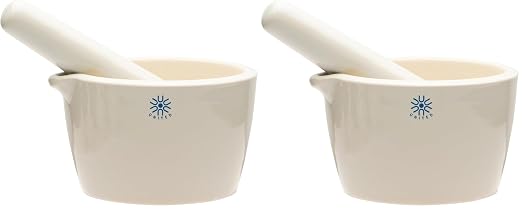 United Scientific Supplies JMD400 Mortar and Pestle, Deep Form, 400 ml (Pack of 2)