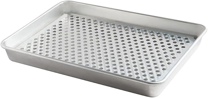Nordic Ware Naturals High Sided Half Sheet Pan with Multi-Purpose Oven and Cooling Rack