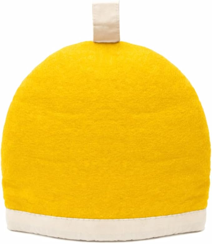 Glaciart One Wool Teapot Cozy Kettle Cover | Dome Shaped Large Tea Cosy, Kettle or French Press | Handmade & Needle Felted from Natural Wool | Warms Up to 2 Hours | Great as Gift