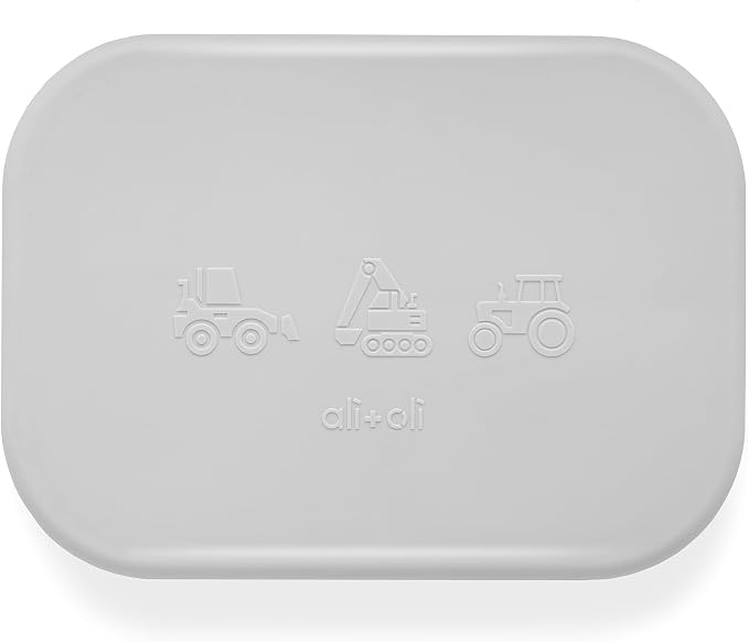 Ali+Oli Silicone Bento Box for Kids, Baby Lunch Box, BPA-Free, Spill-Proof | Daycare, Preschool, Food separation, Portion control, Snack storage, Travel-friendly, Easy cleaning, Toddlers
