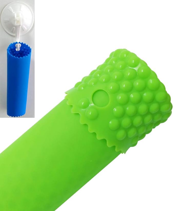 Sinnsally Garlic Peeler Skin Remover Roller Keeper,Easy Quick to Peeled Garlic Cloves with Silicone Tube Roller Garlic Peeling Kitchen Tool(3 Colors)