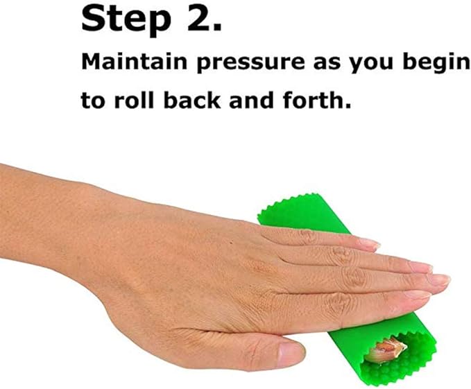 Sinnsally Garlic Peeler Skin Remover Roller Keeper,Easy Quick to Peeled Garlic Cloves with Silicone Tube Roller Garlic Peeling Kitchen Tool(3 Colors)