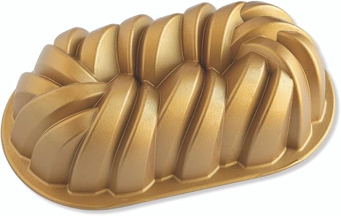 Nordic Ware Braided Loaf, 6 Cup, Gold