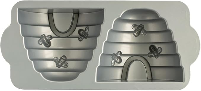 Nordic Ware Beehive Cake Pan, 10 Cup, Toffee