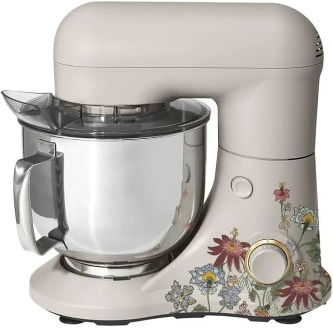 Wonderful Kitchen Stand Mixer 5.3 Qt Bowl, 12 Speeds Tilt-Head, Dough Hook Flat Beater Whisk for Baking Tasks Metal Build for Baking (Wildflower Porcini Taupe)