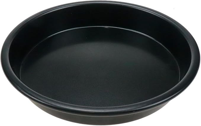 6 Inch Deep Pizza Pan,Non-Stick Round Baking Tray,Black,1Pcs | Kitchen Bakeware Tool,Lightweight,Long-Lasting,Easy To Clean,For Baking Pizza,Cakes,Quiches And Homemade Baking