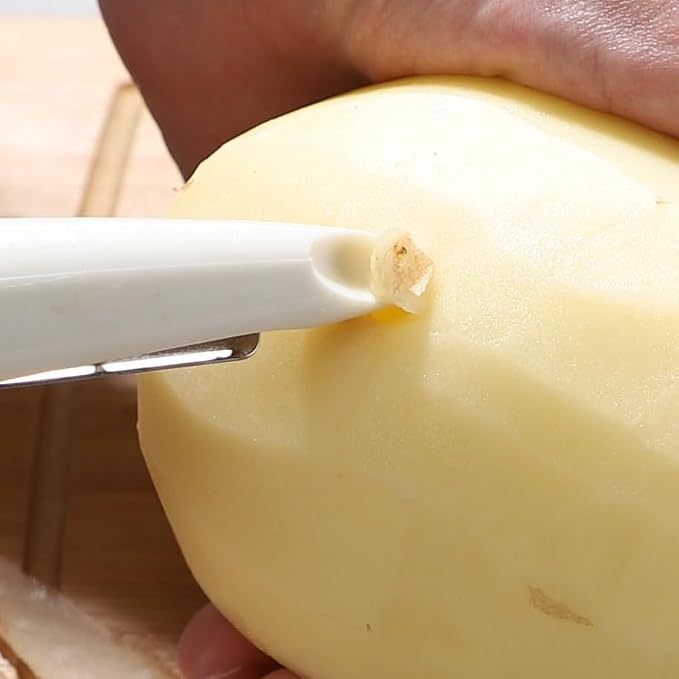Potato Peeler Stainless Steel Vegetable Peelers,I-Shaped Peeler | Carrot Fruit Veggie Peeler for Home kitchen
