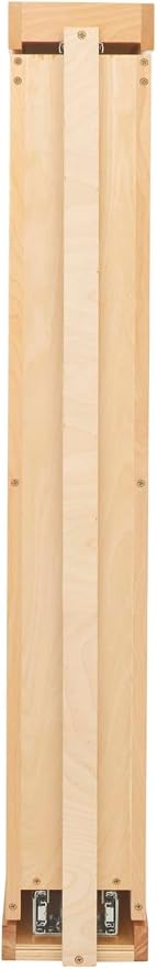 Rev-A-Shelf Kitchen Cabinet Pullout Wall Filler Wooden Organizer Slide Out Pantry Storage w/Soft-Close in Multiple Sizes, 6 x 39 in, 432-WFBBSC39-6C