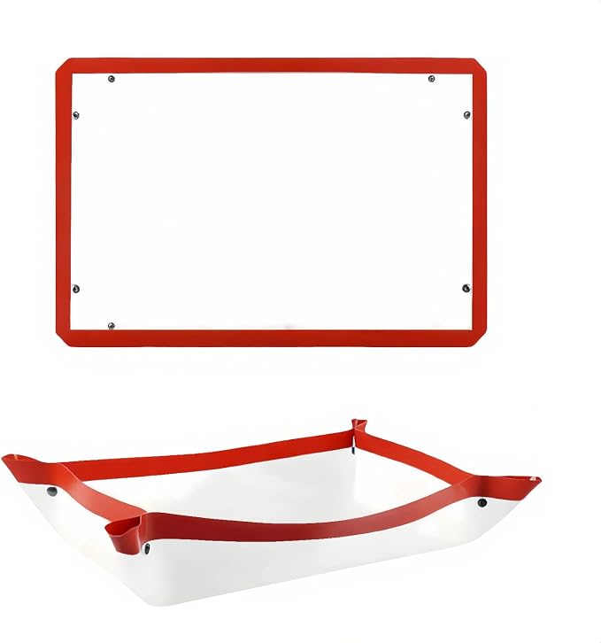 Extra Large 23.6"x15.8" Full Size Silicone Baking Mat with Snap Lock Edges, Reusable Non-Stick Oven Liner & Parchment Paper Alternative, Cookie Sheet/Bun Pan Liner for Commercial & Home Baking