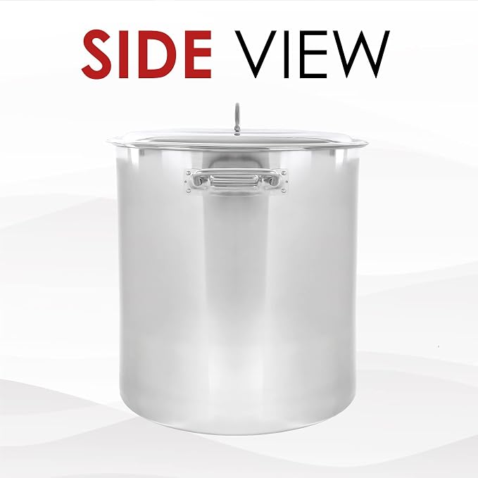 Concord 180 Quart Stainless Steel Stock Pot Cookware