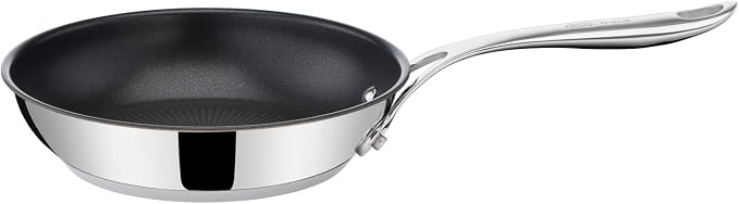 T-Fal Jamie Oliver Nonstick Stainless Steel Frying Pan 2-Pack, 9.5 in and 11 in Skillets