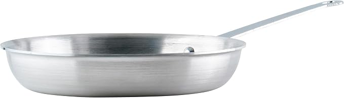 Winco AFP-10A Commercial-Grade Aluminium Fry Pan/Skillet, 10", Silver (Pack of 6)