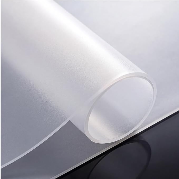 48” x 24”Silicone mat, Large Silicone Heat-Resistant mat, Kitchen countertop Non-Slip mat, Craft Table placemat.(Translucent)