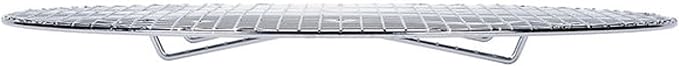 TrueCraftware- 17-3/4” Round Steamer Rack/Cooling Rack Nickel Plated- Steamer Insert for Veggie Fish Seafood Cooking for Cooling Steaming Baking Cooking Lifting Food in Pots Cake Pan Pressure Cooker