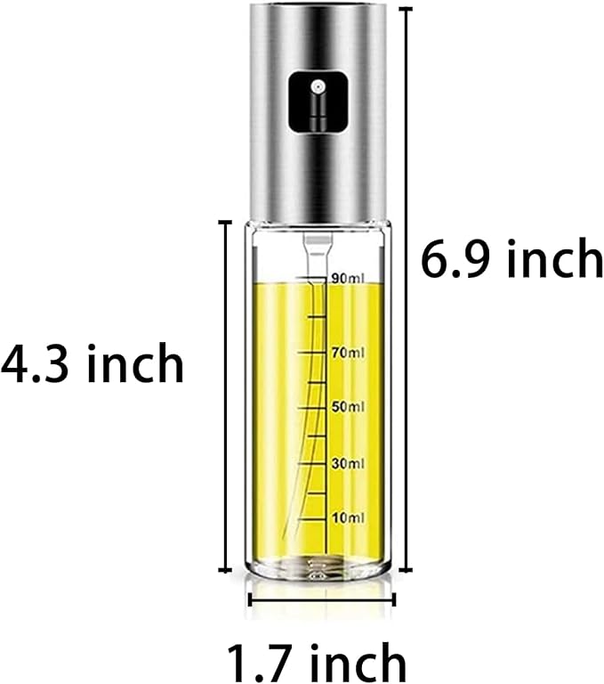 2 Pack Oil Sprayer for Cooking,100ml Olive Oil Spritzer,Olive Oil Spray Bottle Olive Oil Sprayer Mister for Air Fryer Salad,BBQ,Roasting