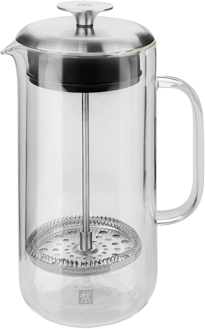 ZWILLING Sorrento Double Wall French Press and Latte Glass