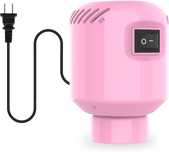 Travel Electric Vacuum Pump for Vacuum Storage & Seal Bags, Pink | Portable Vacpack Air Pump for Compression Clothing Blanket Luggage(Storage Bag Not Included)