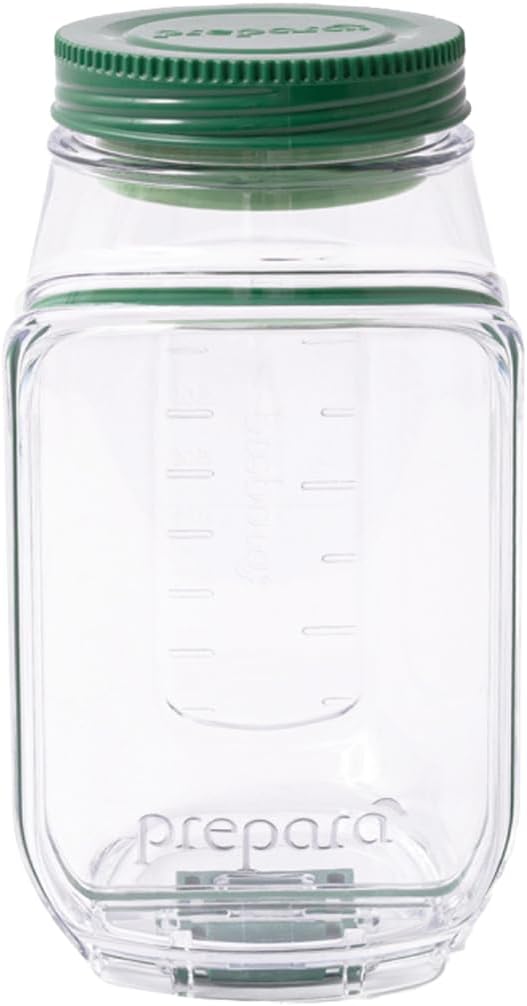 Prepara The Original Salad Pod, 4.5 Cups, Green | BPA-Free, Ideal for Meal Prep & Salads, 4.5-Cup Pod with 2.5 oz Dressing Capsule