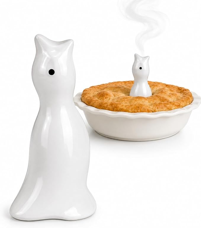Mrs. Anderson's Baking Pie Bird, 3.75-Inches, Fine White Porcelain