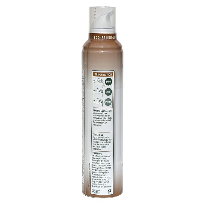 Mantova Spray Ginger Extra Virgin Olive Oil, 8 Ounce