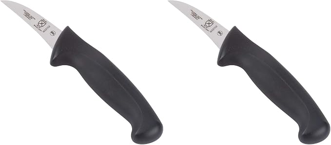 Mercer Culinary M22102 Millennia Black Handle, 2.5-Inch, Peeling/Tourne Knife (Pack of 2)