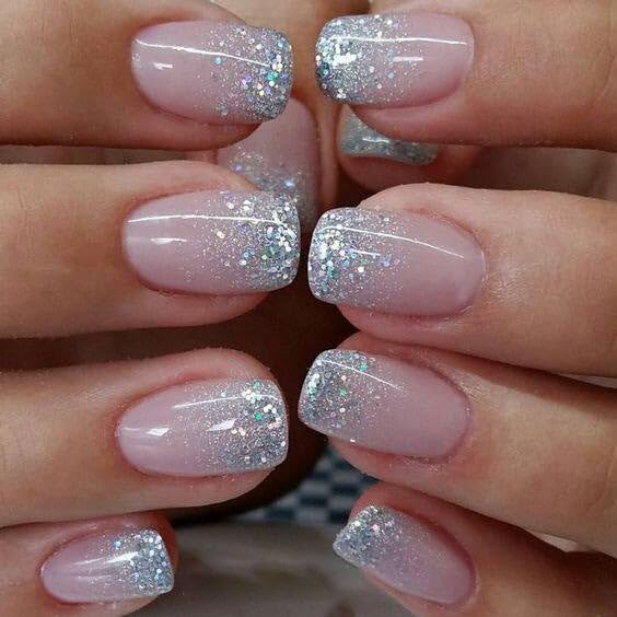 Curvlife 30pcs Short Press On Nails, Shining Stick on Fake Nails Design Glossy Acrylic Nails Tips Glue on Nails For Women False Nail Kit With Nail Glue | 32PCS, 16 Sizes, Salon-Quality Natural Fake Nails, Curved Fit, 7-14 Day Glue-On Wear, Reusable Sti...