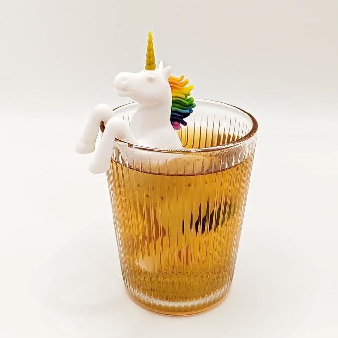 2 Pcs Silicone Tea Infusers For Loose Tea Cute, Animal Shaped Tea Infusers | Cute Squirrel Design Tea Infusers For Loose Leaf Tea, Unicorn Design Tea Infusers For Loose Tea