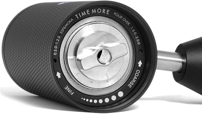 TIMEMORE C5 ESP Pro Manual Coffee Grinder with S2C-042-III Conical Burr - Internal Adjustable Setting ( C5 ESP PRO Black )
