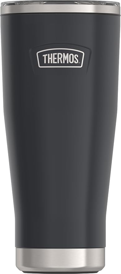 THERMOS ICON SERIES, Stainless Steel Tumbler with Slide Lock, 18 Ounce, Granite
