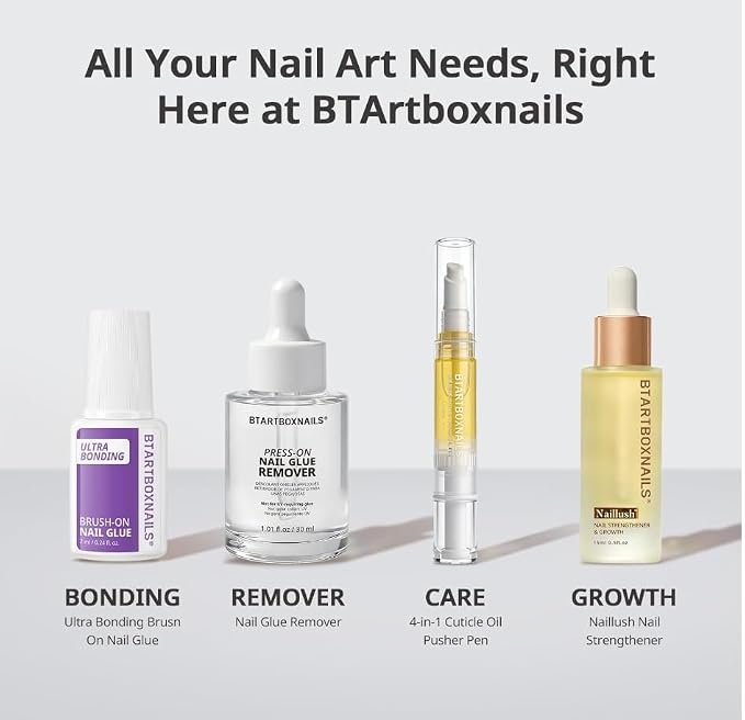 BTArtboxnails XCOATTIPS White French Tip Press On Nails, XL Square, Peach | Lamp-Curable, 4-Week Wear, Natural Nail Look, Salon Quality Value at Home, Easy-to-Apply for Beginners, 160ct Nail Tips Only