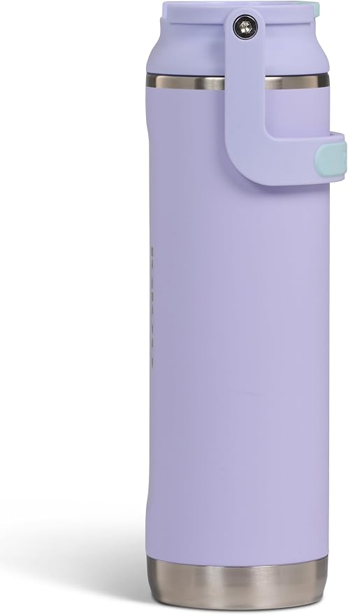 Igloo, 20 oz Sports Sipper, Reusable Travel Mug, Stainless Steel Insulated Hydration Cup for Hot & Cold Beverages, Lilac