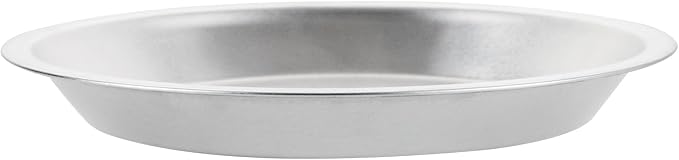 Restaurantware Aluminum Pie Pan 72 Count 10 Inch Round 1.25 Inch Deep Oven-Friendly Pie Tin, Lightweight Baking Pan, Silver Plate for Quiche, Fruit Pies, Home And Commercial Kitchens