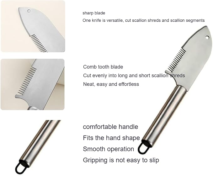 Green onion slicer, Scallion cutter, Green onion chopper,Herb scissors，Kitchen cutting tool (1 PCS)