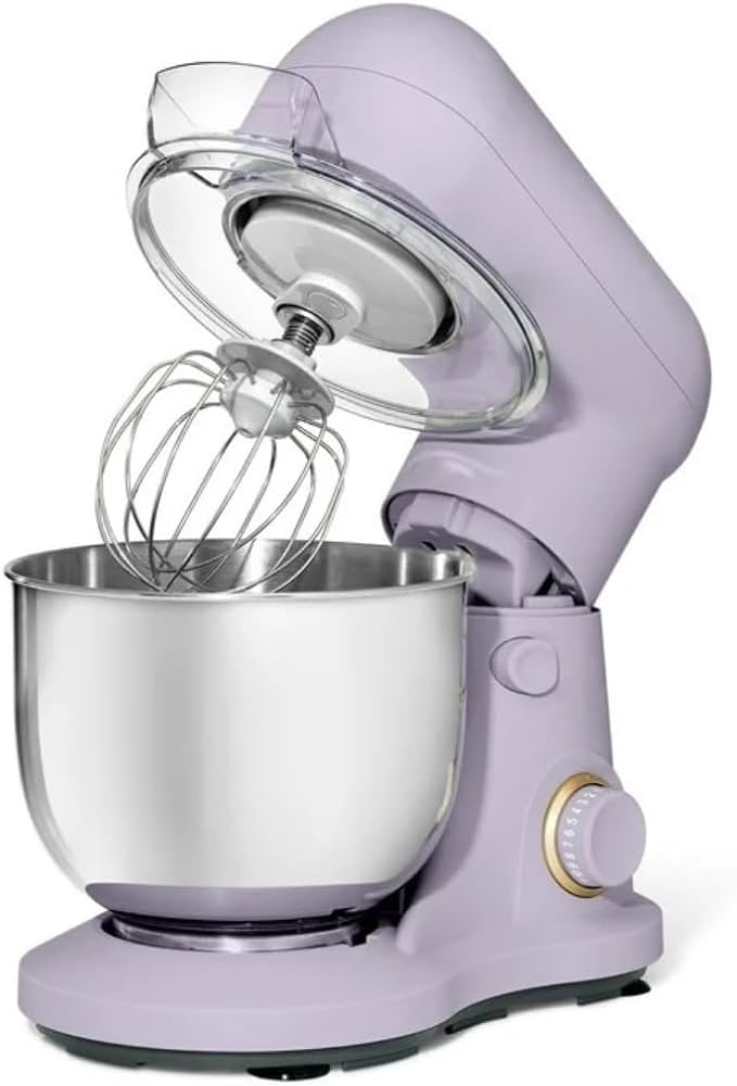 Wonderful Kitchen Stand Mixer 3.5 Qt Bowl, 12 Speeds Tilt-Head, Dough Hook Flat Beater Whisk for Baking Tasks Metal Build for Baking (Lavender)