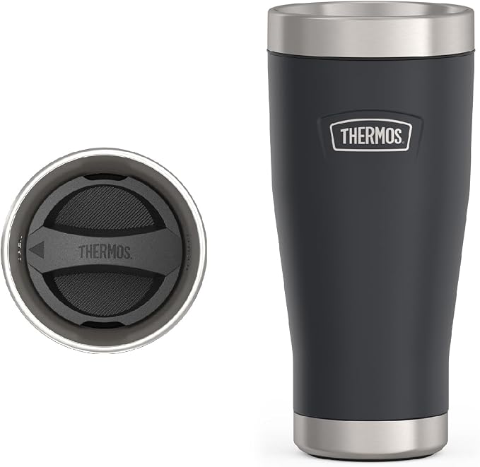 THERMOS ICON SERIES, Stainless Steel Tumbler, Granite, 16 oz | BPA Free Material
