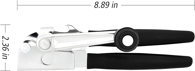 Crank Handle Commercial Heavy Duty Can Opener - Ergonomic Cushioned Handle